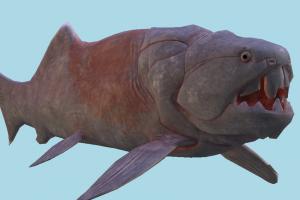 Dunkleosteus Terrelli fish, sea-creature, shark, whale, monster, underwater, ocean, sea, ocean